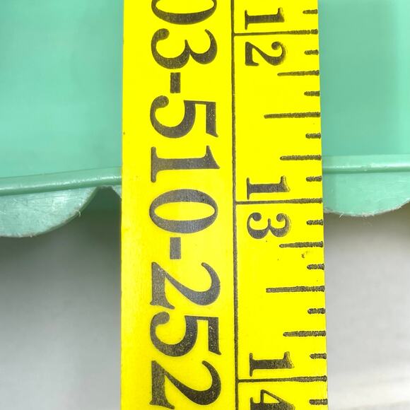 Blisscraft of Hollywood Vintage Drawer Organizer Green Molded Plastic Scalloped - Picture 9 of 15